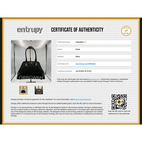 Prada vintage Black Nylon & Leather Satchel – Authenticated - Picture 2 of 16